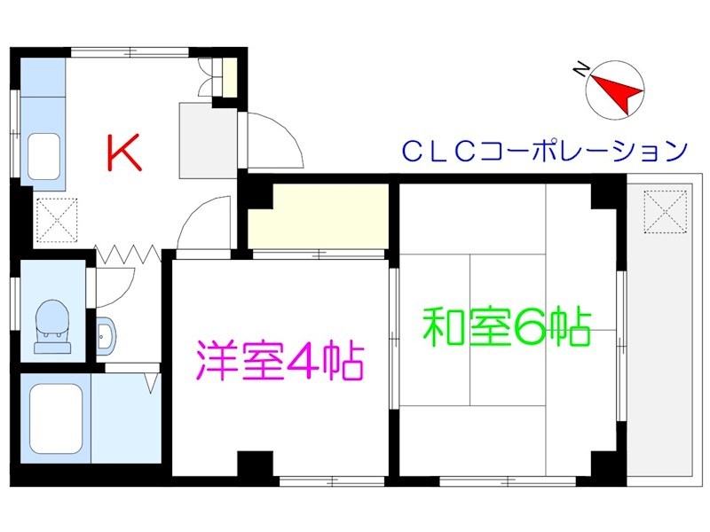 ＦⅡビル 201号室 間取り