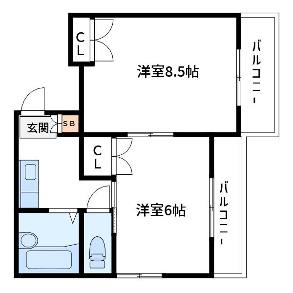 フジマツ第５ビル  間取り