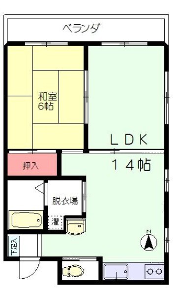 サンコーポ梅島 間取り
