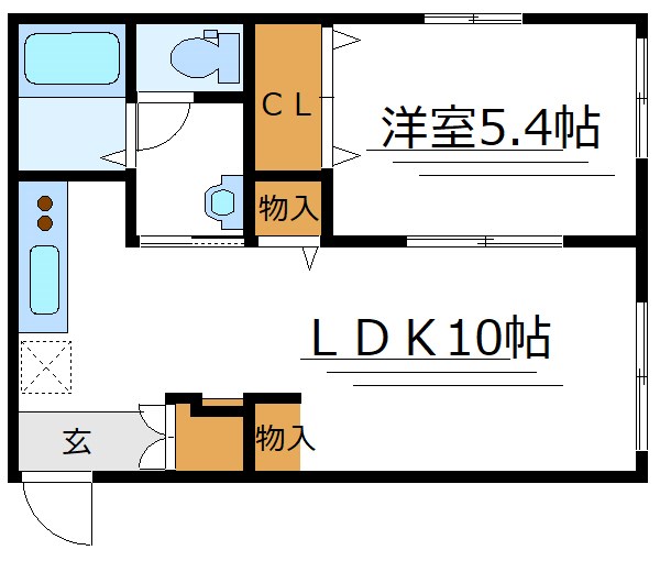 ヴィオラ・ハウス 101号室 間取り