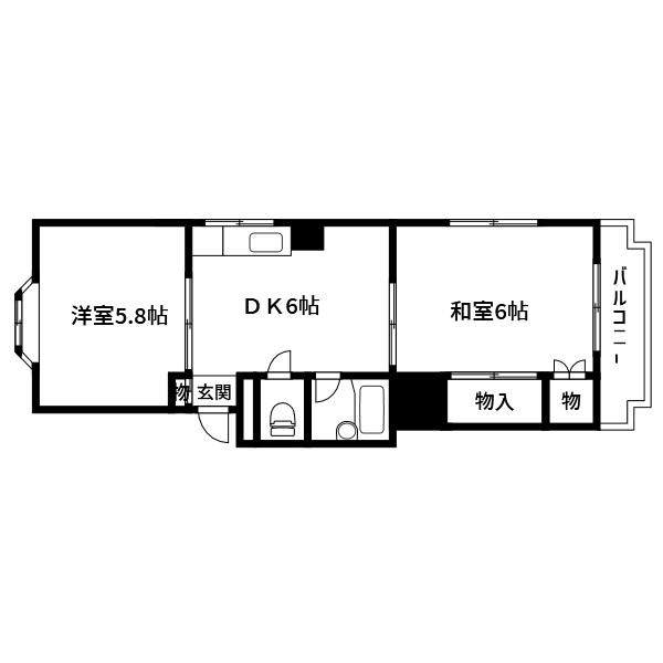 メゾン黒川 間取り