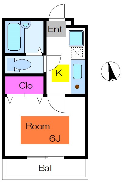 北千住テラス 303号室 間取り