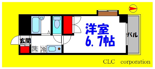 セントリバー５  203号室 間取り