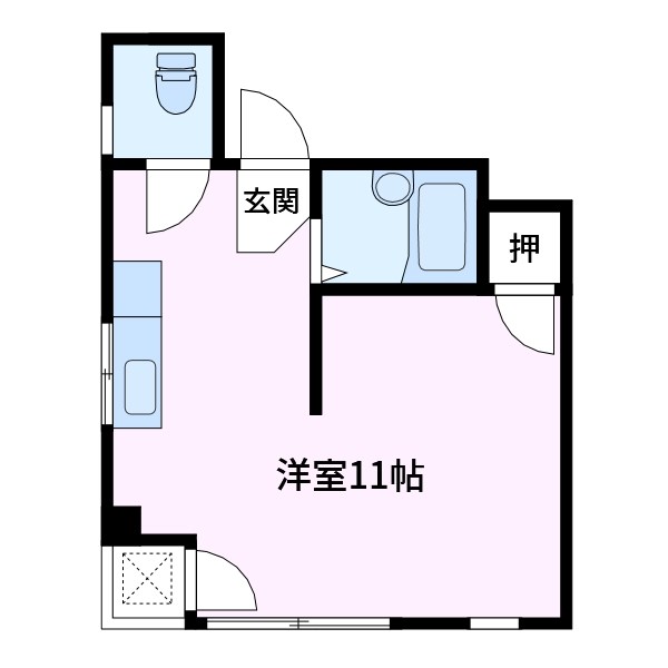 ニスモ田端新町第3榎ビル  間取り図