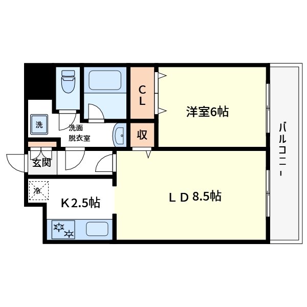 朝日プラザ王子 間取り