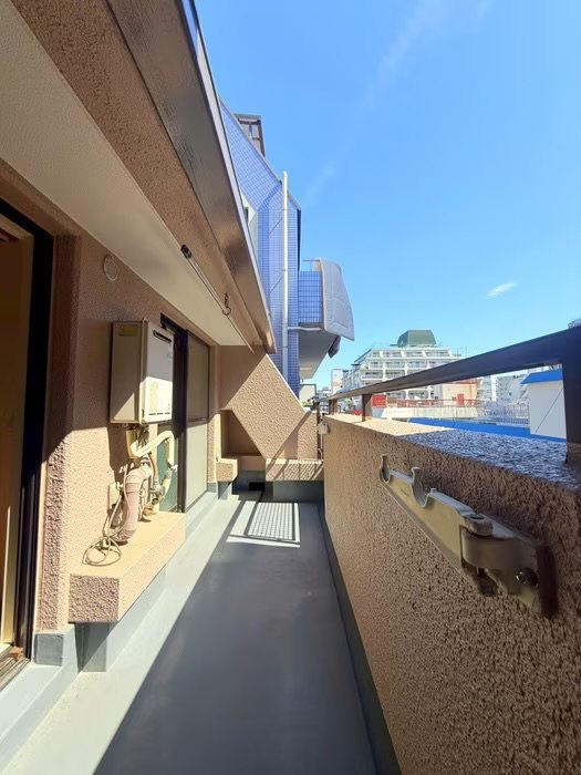 朝日プラザ王子 ベランダ