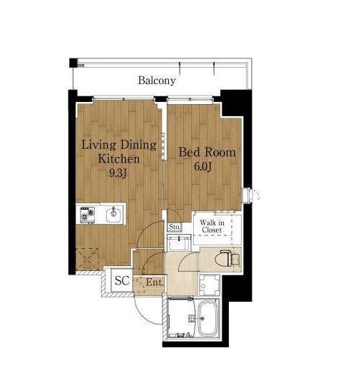 清澄白河レジデンス参番館    間取り