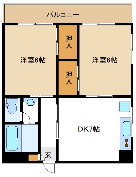 ダイヤモンドレジデンス南小岩 間取り図