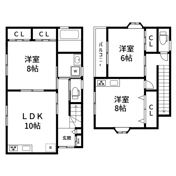 東小岩3丁目戸建 間取り