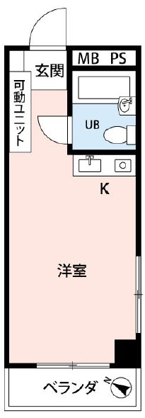 アクアマンション  間取り