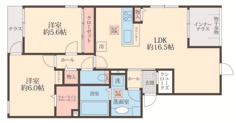LULU西尾久 間取り図
