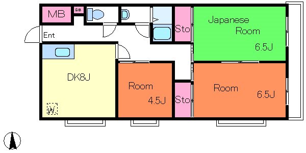 ロイヤルパール   間取り