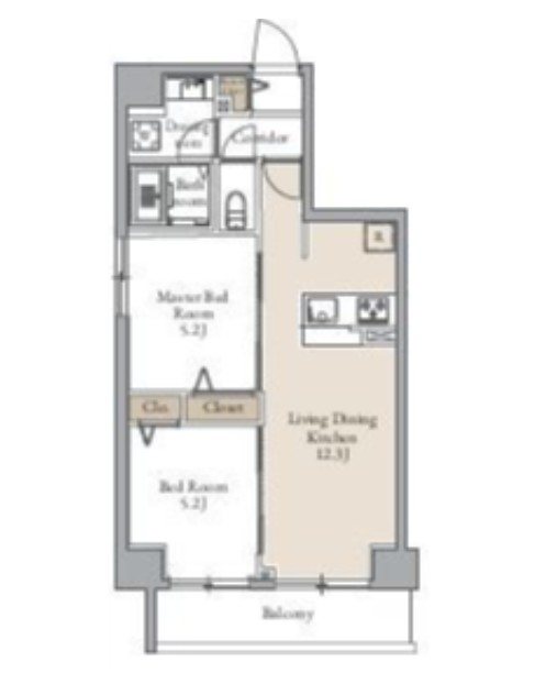 グランカーサ日暮里 間取り