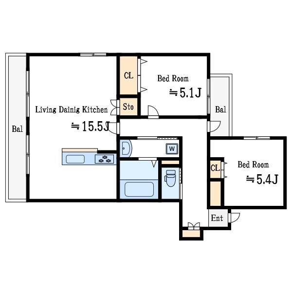 第２荒井プレイス 間取り