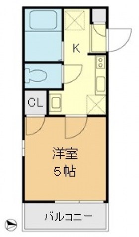 プランドール八広 303号室 間取り