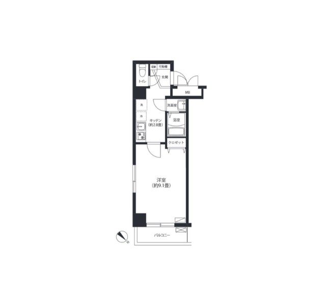 コスモリード日暮里レジデンス 間取り