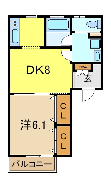 ハウスデュアルⅡ 間取り図