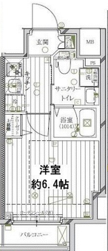 REGALIZ北千住  間取り