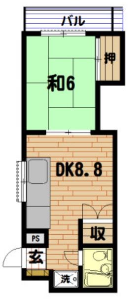 シンセイビル  間取り