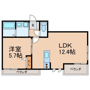 confor 302号室 間取り