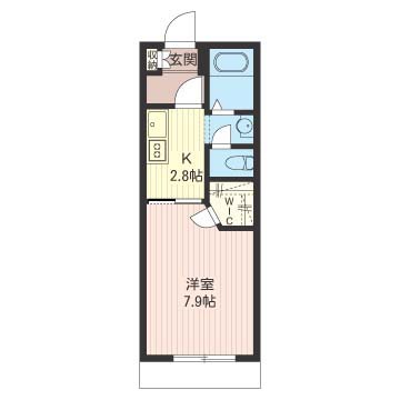 Ｐｌａｉｓｉｒ　Ｏｈｎｕｋｉ 間取り