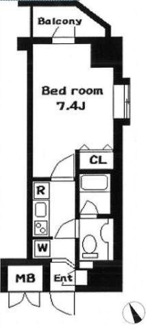 サンスタレ浅草  間取り