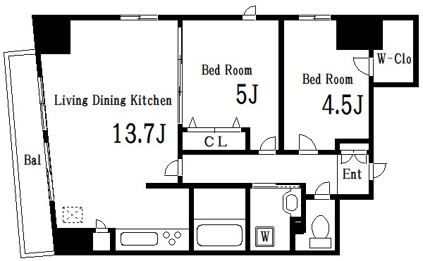 シャローム南小岩 間取り