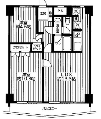 ベルザ桜木 間取り図