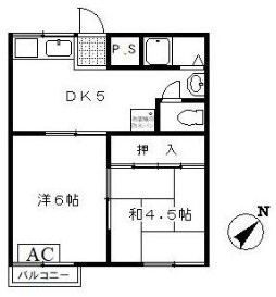 ヒローズハイツⅢ 間取り