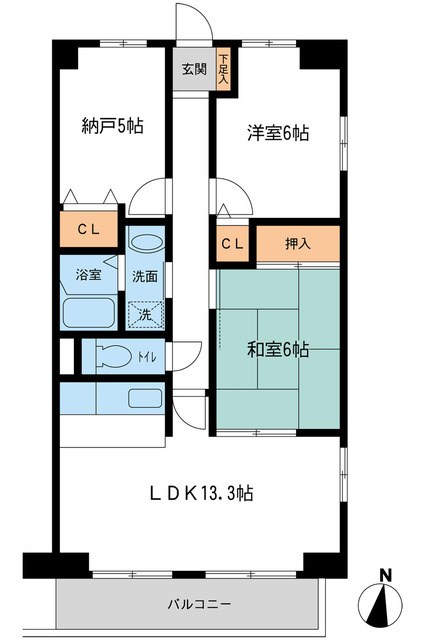 アージュリブレ東四つ木   間取り図