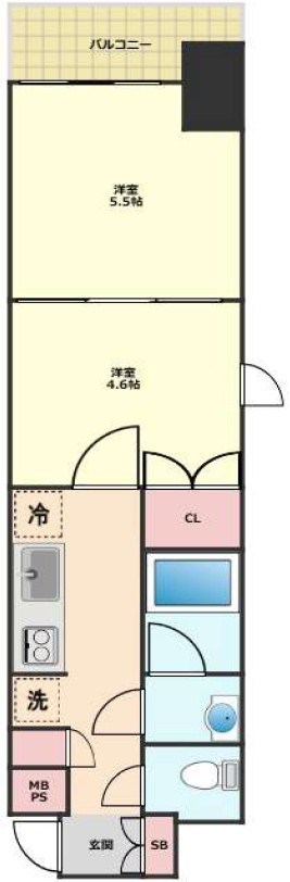 レクシオシティ王子神谷   間取り