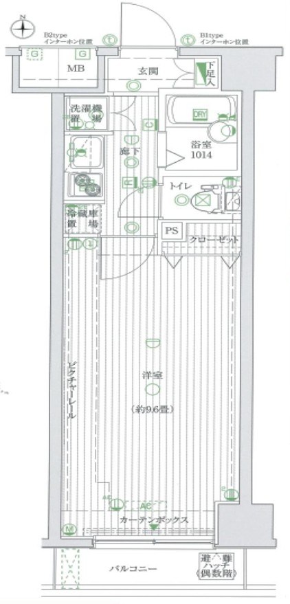 リヴシティ王子  間取り