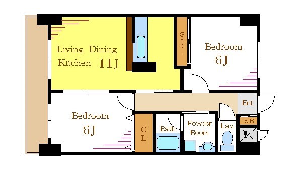クレーテⅢ篠崎 間取り図