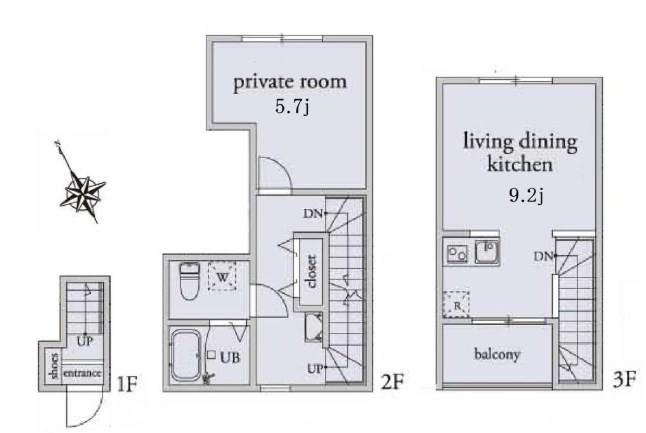 アーベインテラス駒込Ⅱ 間取り