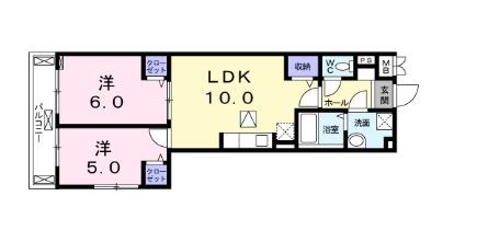 バルーム10 間取り図