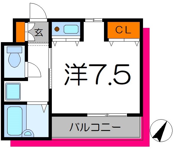 ピュアハウスＳ１ 間取り図