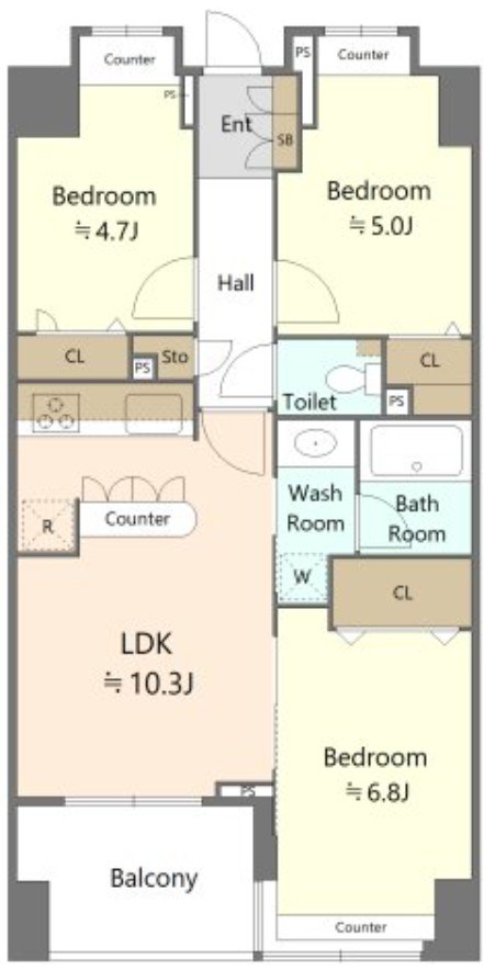 ルピナス王子弐番館 間取り