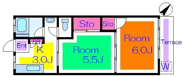 第一コーポ保木間 間取り