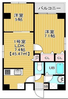 Ｂｌｏｏｍ錦糸町 間取り図