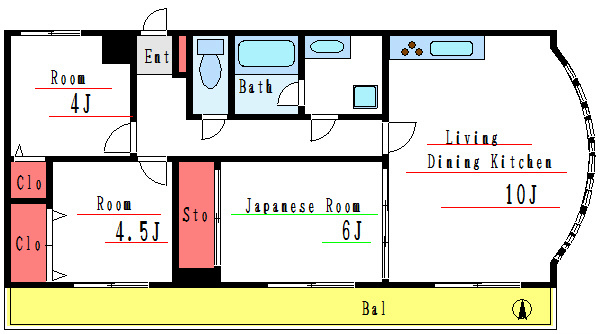 レピドール福田  間取り