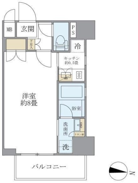 レクシード両国駅前  間取り