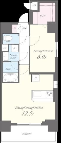 エリートタウン日本橋 間取り