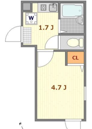 ゼネラルハイツ平井Ⅱ  間取り図