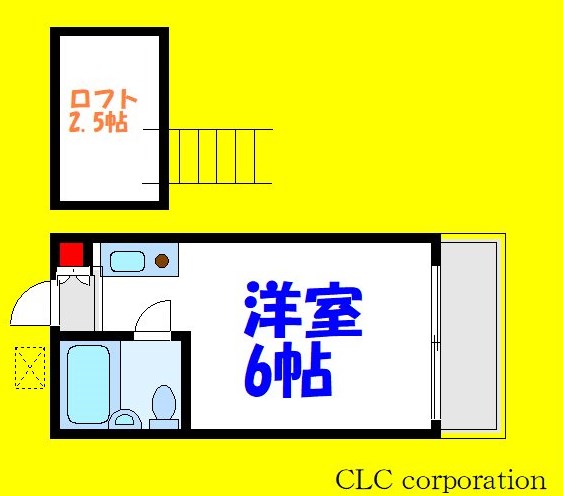 ツウィンズＢ 間取り図