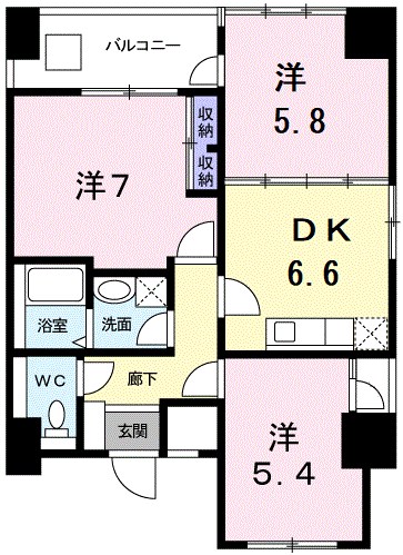 メゾン日本橋浜町 間取り