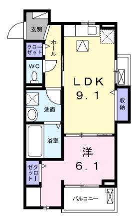 Ｄｏｍａｎｉ（ドマーニ） 間取り