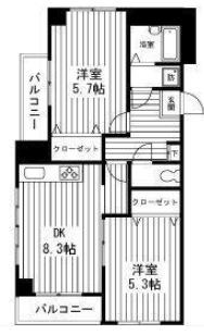 グリーンパーク住吉  間取り