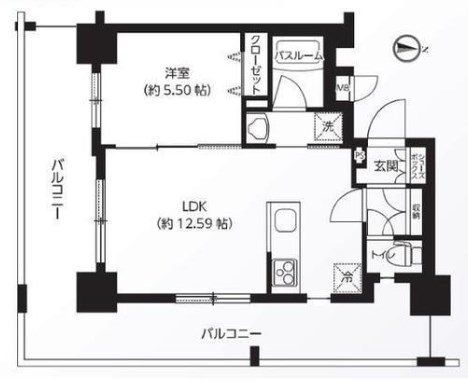 レクシード両国駅前  間取り