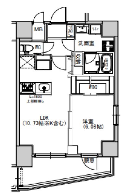 S-RESIDENCE千住大橋 間取り