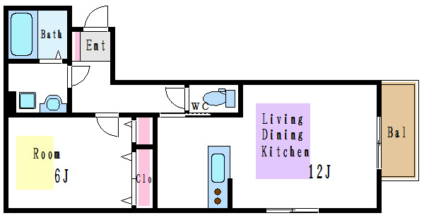 シェモア東砂  間取り